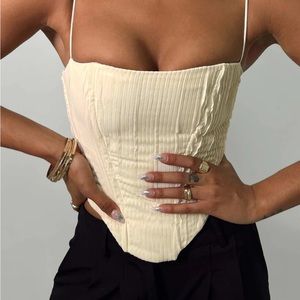 Princess Polly daintree corset ivory beige size 8 medium